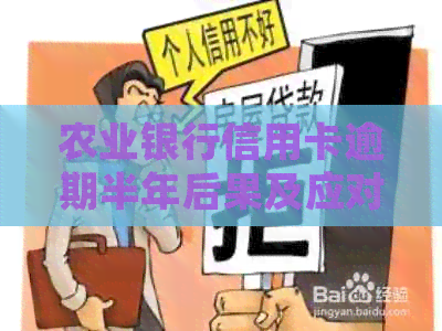 农业银行信用卡逾期半年后果及应对措，是否会起诉？