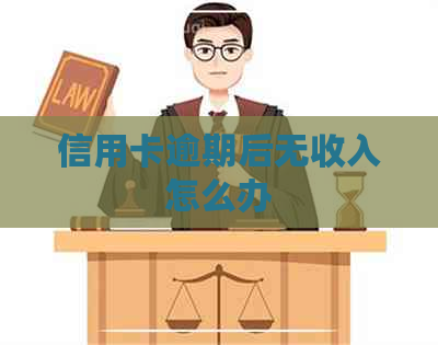 信用卡逾期后无收入怎么办