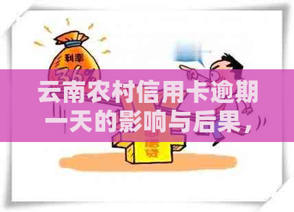 银行信用卡村信用卡逾期一天的影响与后果，如何避免信用损失？