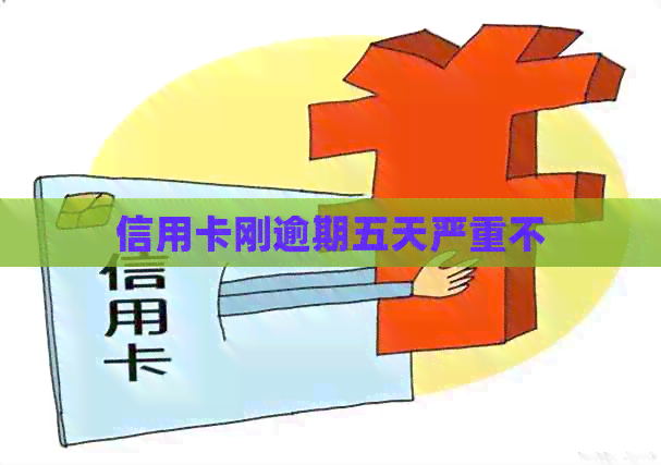 信用卡刚逾期五天严重不