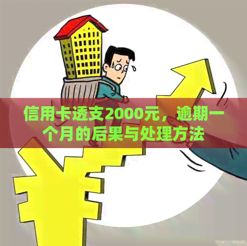 信用卡透支2000元，逾期一个月的后果与处理方法
