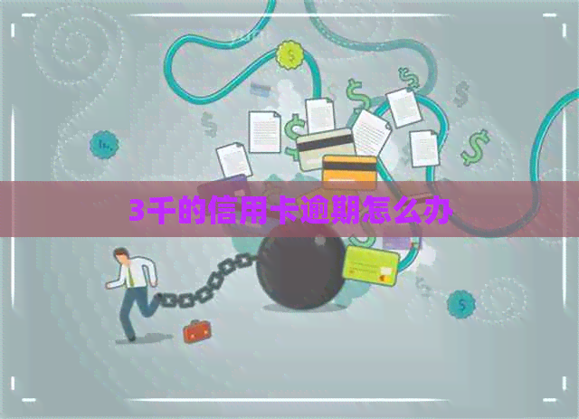 3千的信用卡逾期怎么办