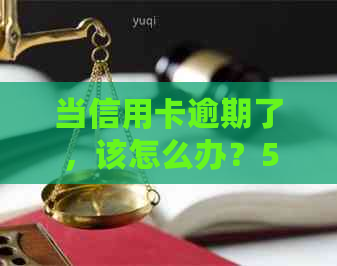 当信用卡逾期了，该怎么办？5个全面解决方法让你轻松应对