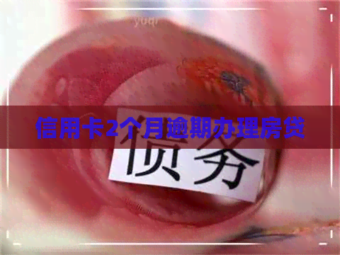 信用卡2个月逾期办理房贷