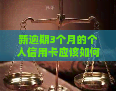 新逾期3个月的个人信用卡应该如何妥善处理？解决方法和预防策略