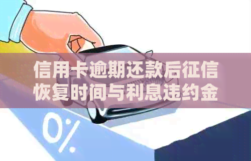信用卡逾期还款后恢复时间与利息违约金处理方式