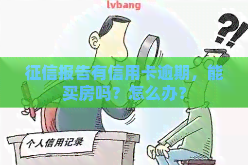 报告有信用卡逾期，能买房吗？怎么办？