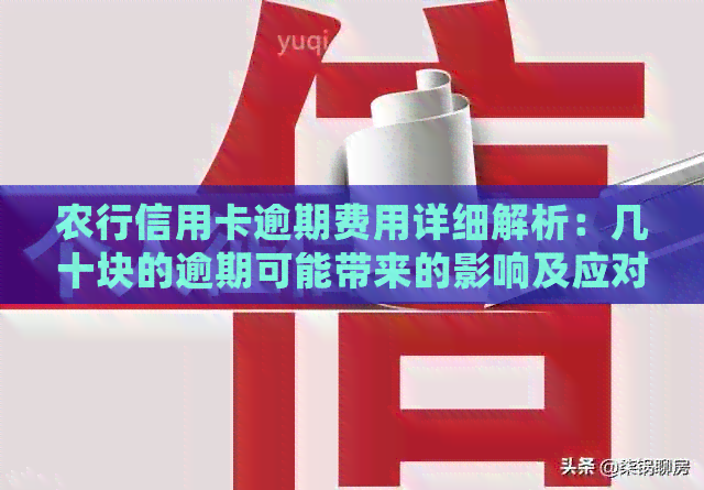 农行信用卡逾期费用详细解析：几十块的逾期可能带来的影响及应对策略