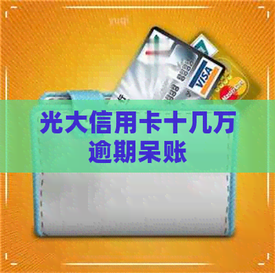 光大信用卡十几万逾期呆账