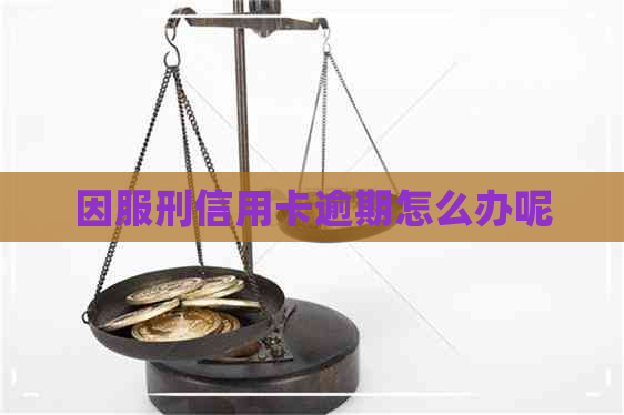 因服刑信用卡逾期怎么办呢