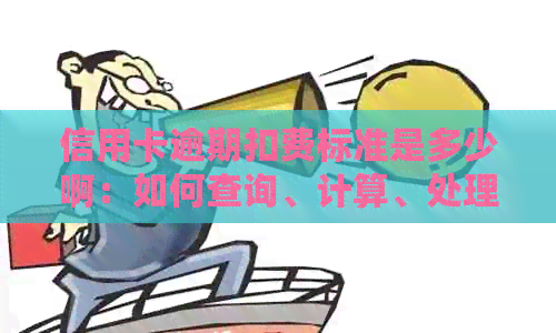信用卡逾期扣费标准是多少啊：如何查询、计算、处理和避免滞纳金。