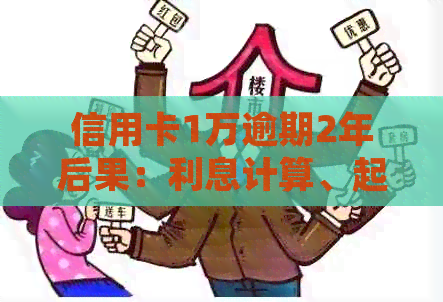 信用卡1万逾期2年后果：利息计算、起诉风险及解决办法