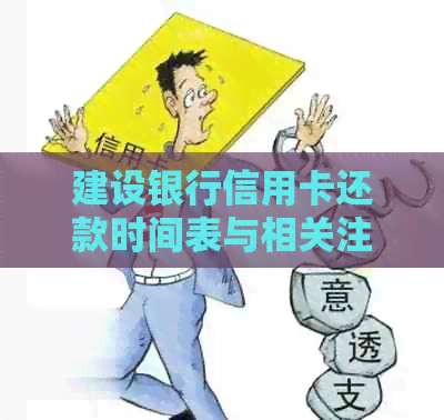 建设银行信用卡还款时间表与相关注意事项解析
