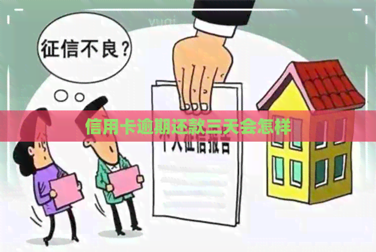 信用卡逾期还款三天会怎样