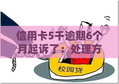 信用卡5千逾期6个月起诉了：处理方法与可能后果
