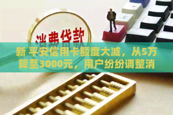 新 平安信用卡额度大减，从5万降至3000元，用户纷纷调整消费策略