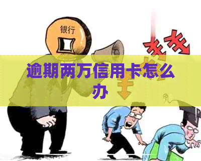 逾期两万信用卡怎么办