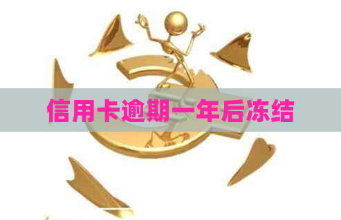 信用卡逾期一年后冻结
