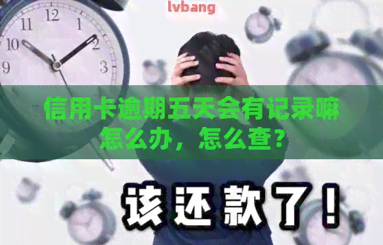 信用卡逾期五天会有记录嘛怎么办，怎么查？