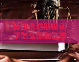 信用卡逾期被锁了怎么恢复正常