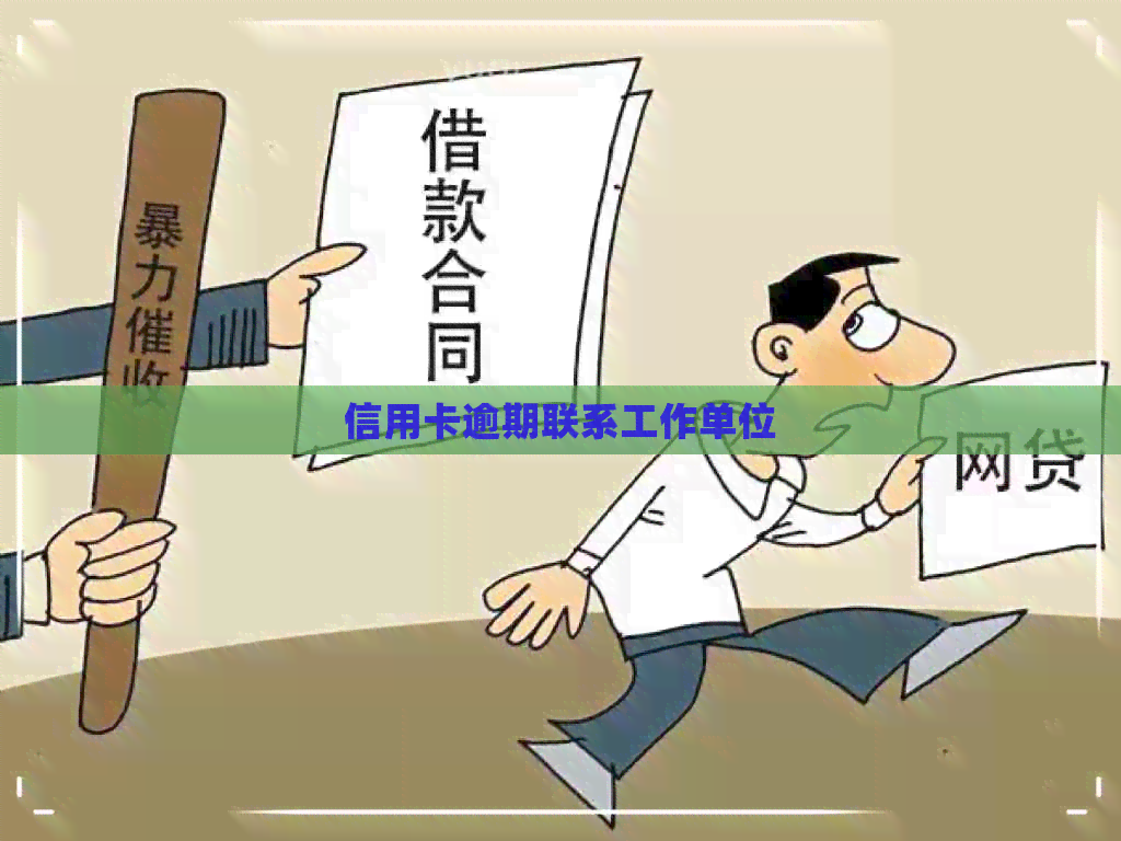 信用卡逾期联系工作单位