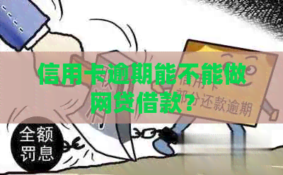 信用卡逾期能不能做网贷借款？