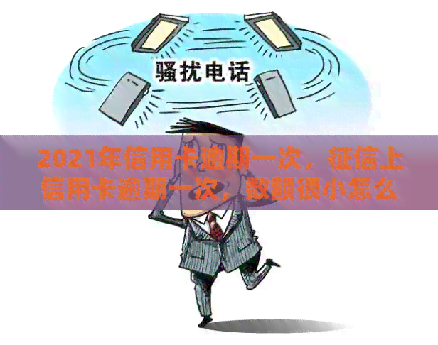2021年信用卡逾期一次，上信用卡逾期一次，数额很小怎么办
