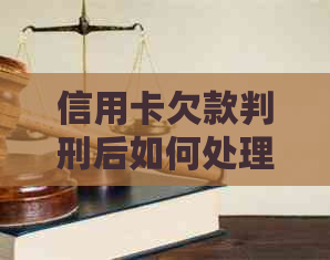 信用卡欠款判刑后如何处理？新策略与解决方案全面解析