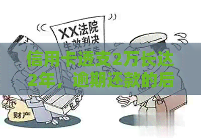 信用卡透支2万长达2年，逾期还款的后果与解决策略