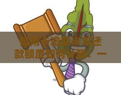 信用卡逾期半年还款额度如何计算：一个全面的解答