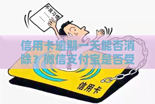 信用卡逾期一天能否消除？微信支付宝是否受限？2021年逾期一天解决方法