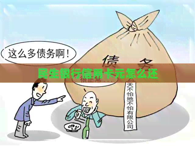 民生银行信用卡元怎么还