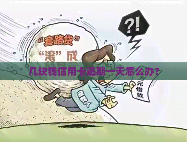 几块钱信用卡逾期一天怎么办？