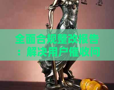 全面合规整改报告：解决用户问题的多维度分析与解决方案