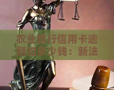 农业银行信用卡逾期扣多少钱：新法规、利息、起诉与宽限期全解析