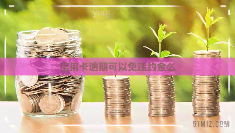 信用卡逾期可以免违约金么