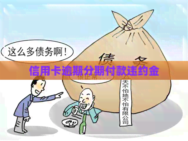 信用卡逾期分期付款违约金