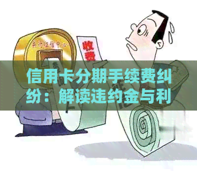 信用卡分期手续费纠纷：解读违约金与利息诉讼策略