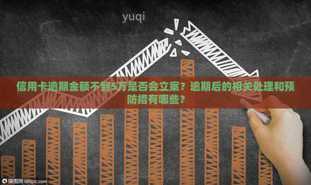 信用卡逾期金额不到5万是否会立案？逾期后的相关处理和预防措有哪些？