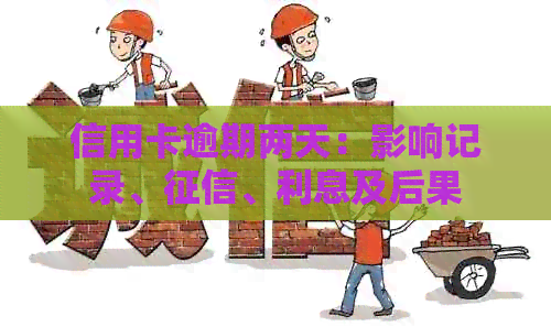 信用卡逾期两天：影响记录、、利息及后果