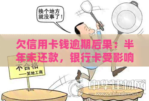 欠信用卡钱逾期后果：半年未还款，银行卡受影响？诈骗罪？微信也会冻结？