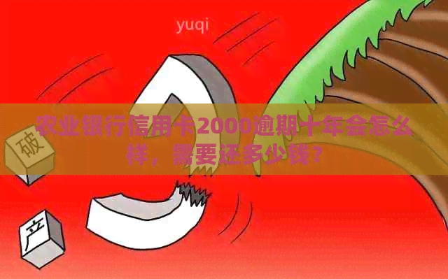 农业银行信用卡2000逾期十年会怎么样，需要还多少钱？