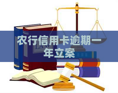 农行信用卡逾期一年立案