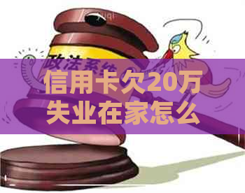 信用卡欠20万失业在家怎么还