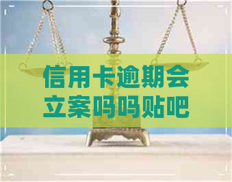 信用卡逾期会立案吗吗贴吧