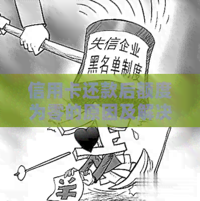 信用卡还款后额度为零的原因及解决办法