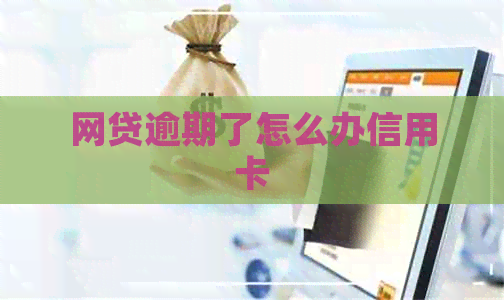 网贷逾期了怎么办信用卡
