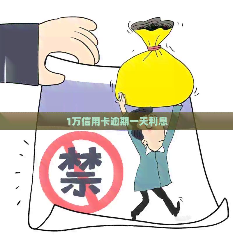 1万信用卡逾期一天利息