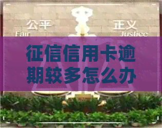信用卡逾期较多怎么办