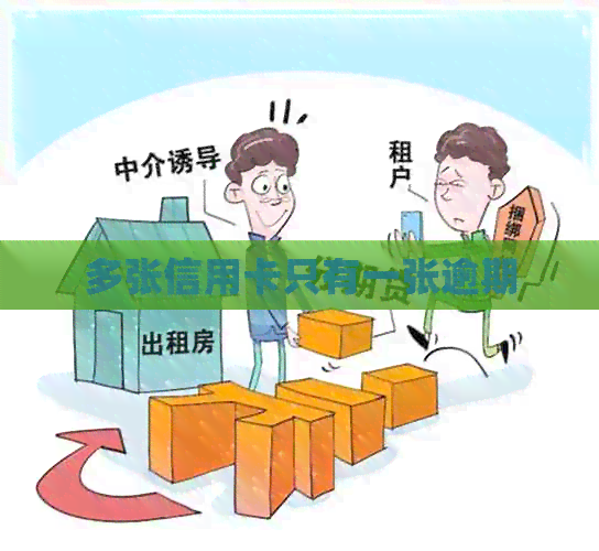 多张信用卡只有一张逾期